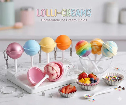 Silicone Lollipop Ice Cream Maker (4 PCS)