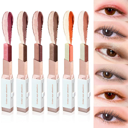 12 Colors Glitter Eye - shadow Stick Set