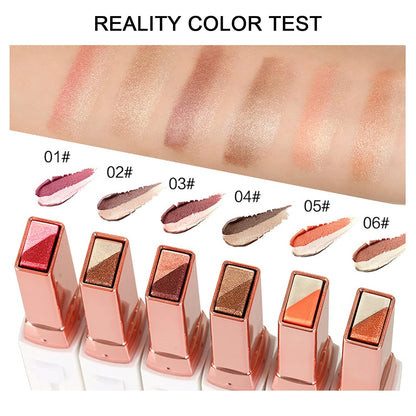 12 Colors Glitter Eye - shadow Stick Set