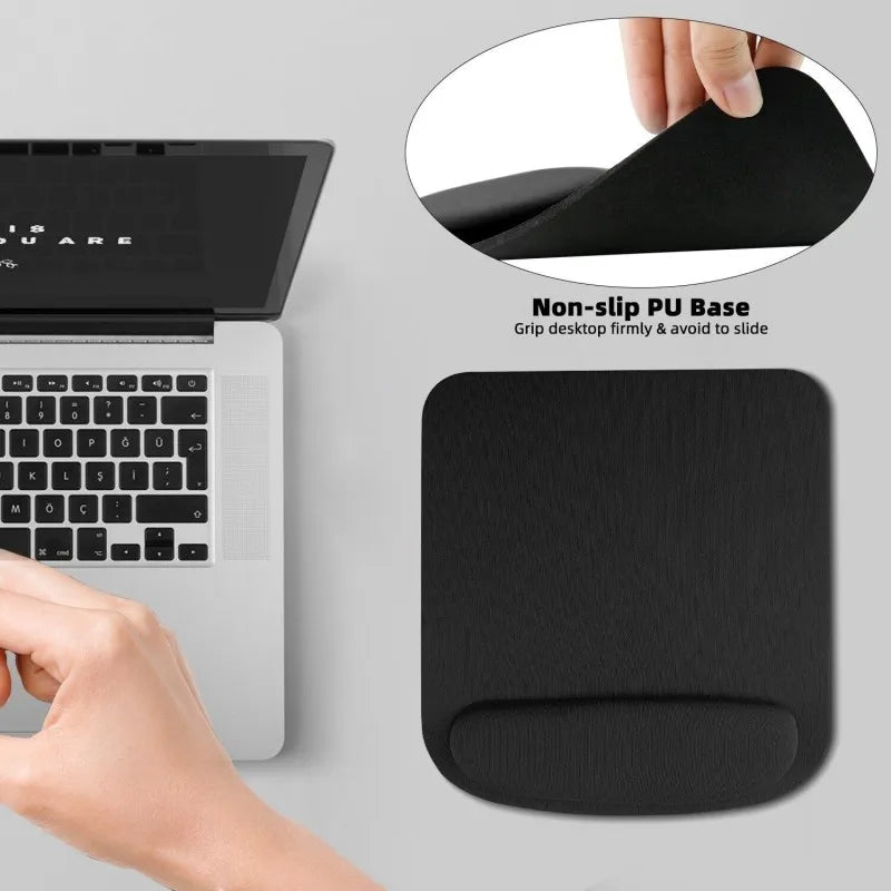 Ergonomic Mouse Pad with Gel Wrist Rest