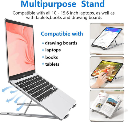 Foldable Aluminum Laptop Stand