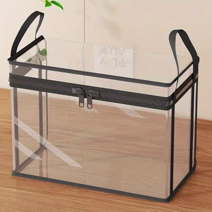 2 - Pack Foldable Transparent Storage Boxes.