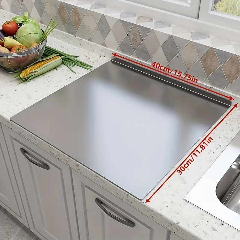 Stainless Steel Cutting & Kneading Board 40x30cm