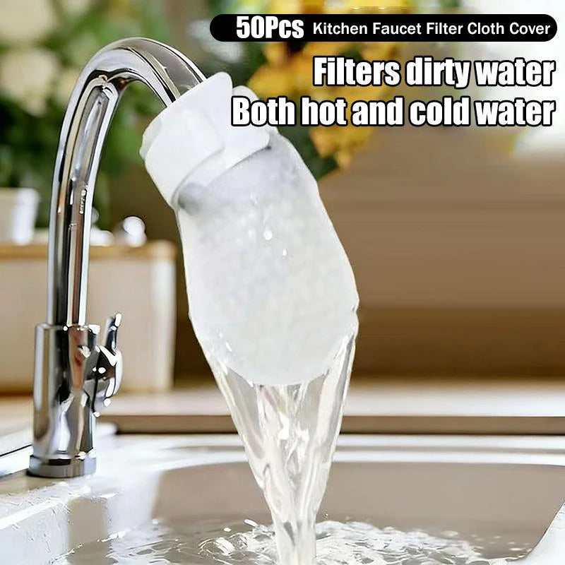 50PCS Faucet Water Purification Filters – Cleaner Water Instantly