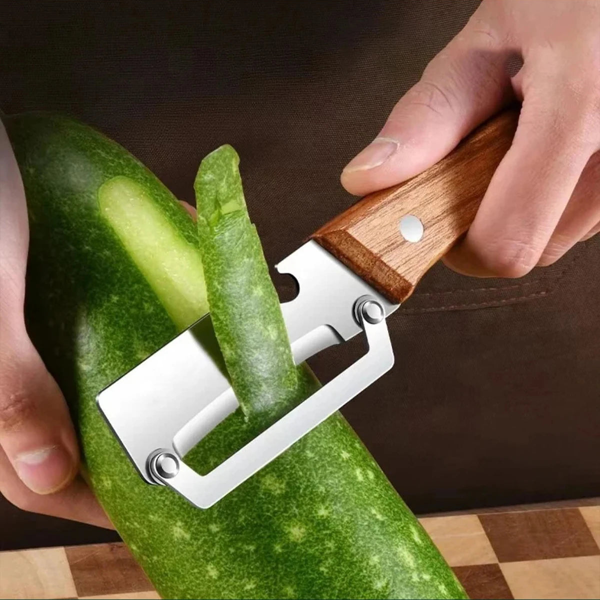 2-in-1 Serrated Peeling Knife Premium Vegetable Peeler