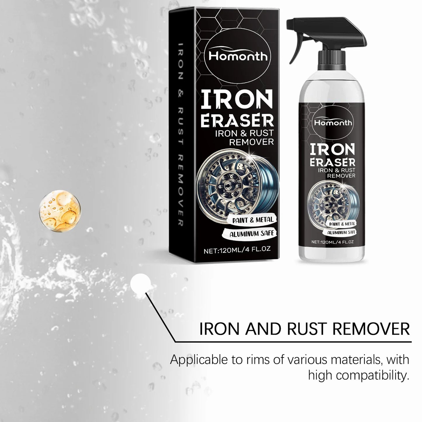 Car Rust Remover Spray Cleaner
