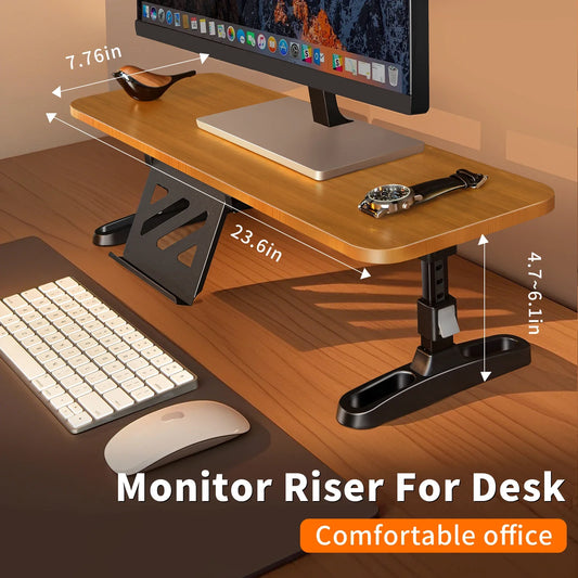 The Artisan Bamboo Ergonomic Riser