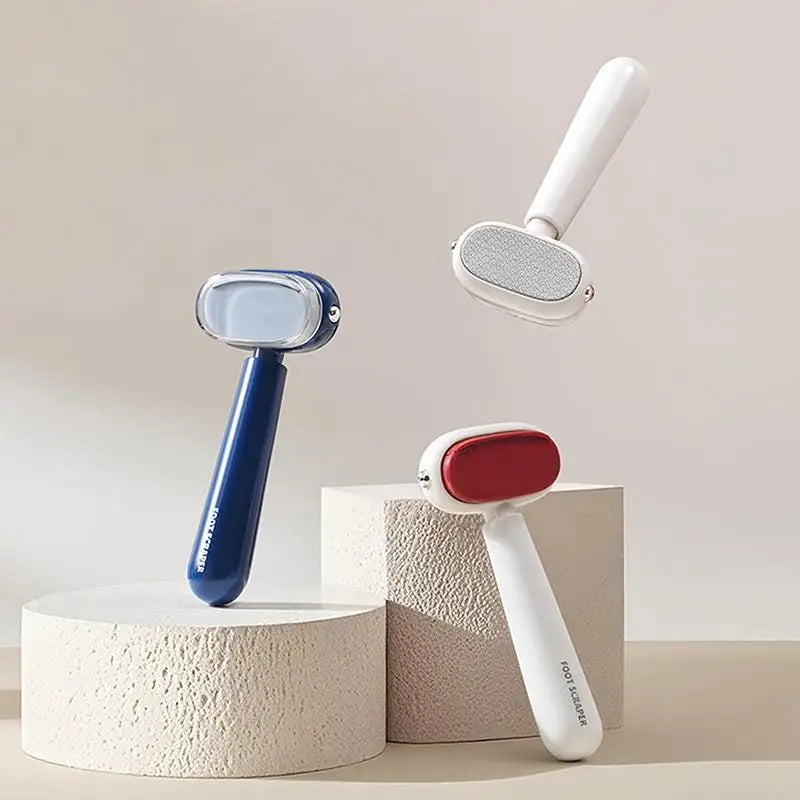 Dual-Sided Stainless Steel Foot Callus Remover & Pedicure Scraper