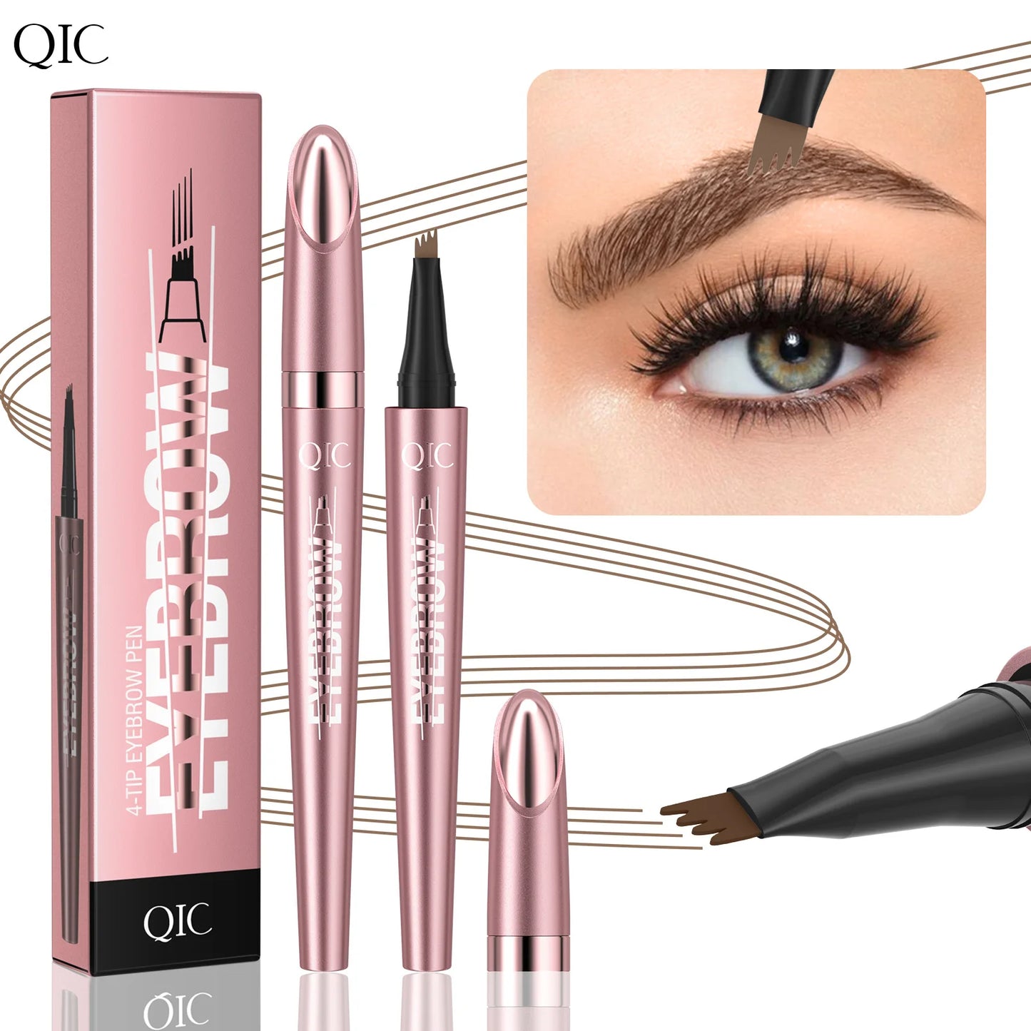4 - Tip Microblading Eyebrow Pen