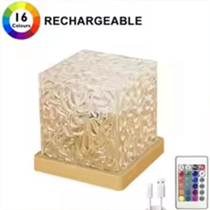 Ocean Wave Aurora Projector Rechargeable Table Lamp