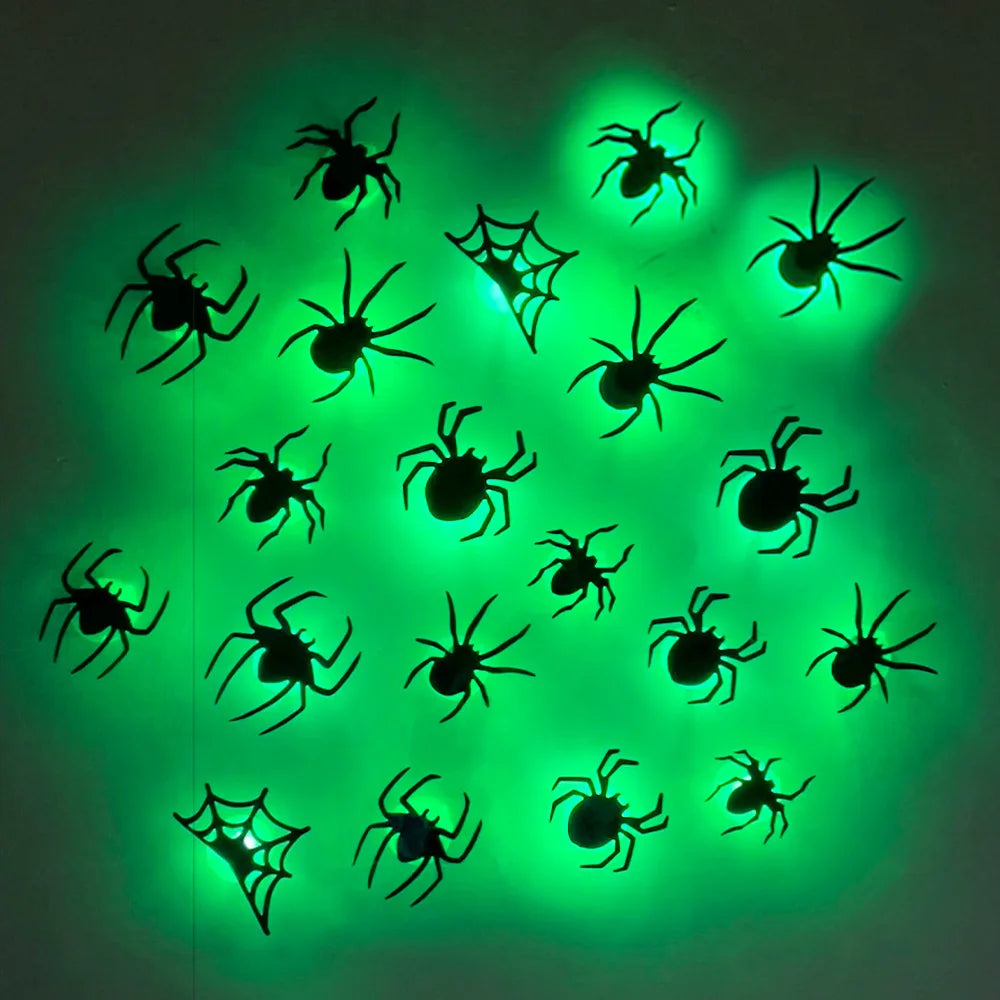 Halloween Bat Decor Night Wall Sticker Light