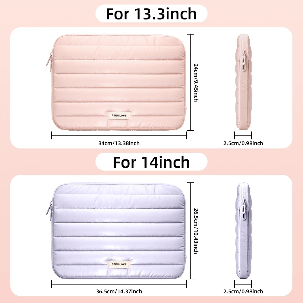 Puffy Laptop Sleeve Cover Bag For Laptop Cover for MacBook Air