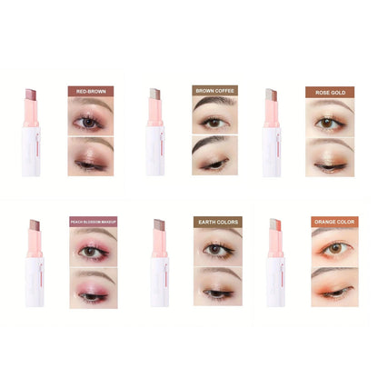 12 Colors Glitter Eye - shadow Stick Set