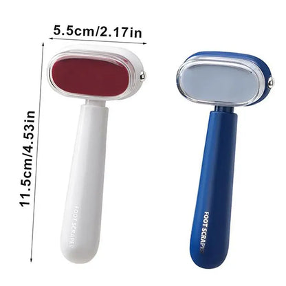 Dual-Sided Stainless Steel Foot Callus Remover & Pedicure Scraper