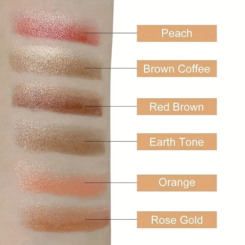12 Colors Glitter Eye - shadow Stick Set