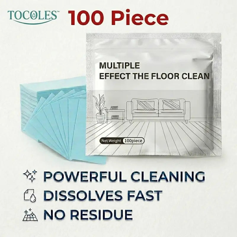 Multi-Effect Floor Cleaning Tablets – Deep Post-Party Cleanup for Hardwood & Tile